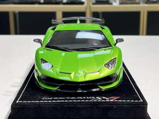 绿色兰博基尼aventador（绿色兰博基尼跑车图片）-图1