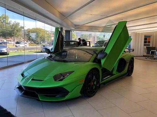 绿色兰博基尼aventador（绿色兰博基尼跑车图片）-图3