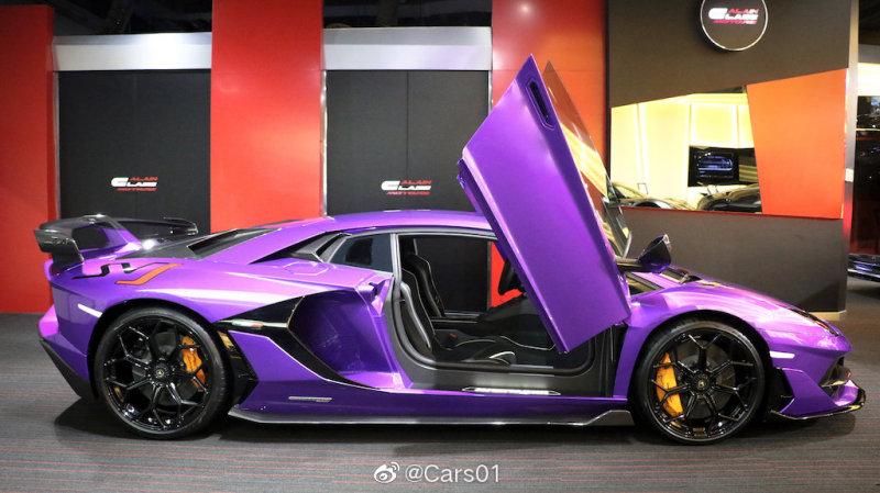 紫色兰博基尼aventador（紫色兰博基尼多少钱）-图2