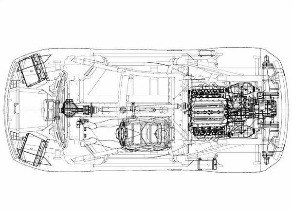 兰博基尼结构cad（兰博基尼结构分解图）