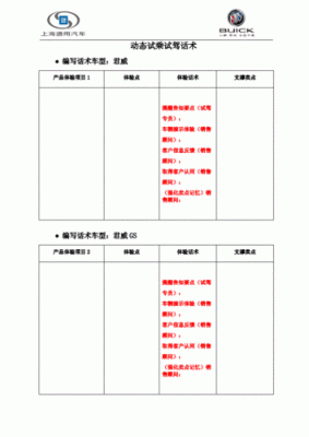 别克配置话术