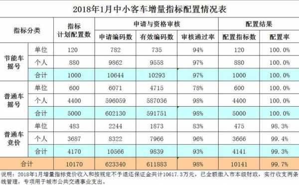 车指标类型配置方式