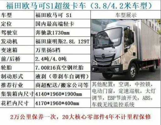 2012年欧马可配置-图2